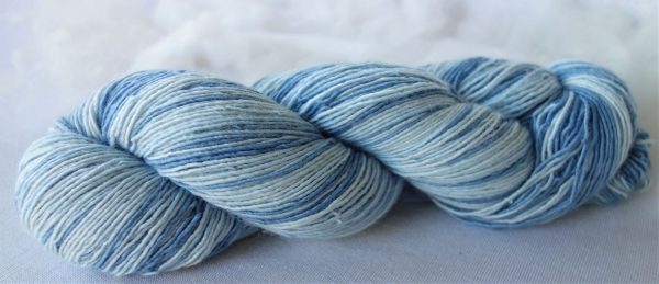 Laine superwash mérinos – teinture végétale indigo 1146-1147-1148-1149-1150