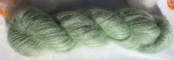 Kid mohair et soie- teinture chlorophylle-1921-1925