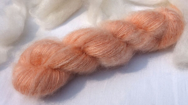 Laine kid mohair et soie rocou -2196-2197-2198