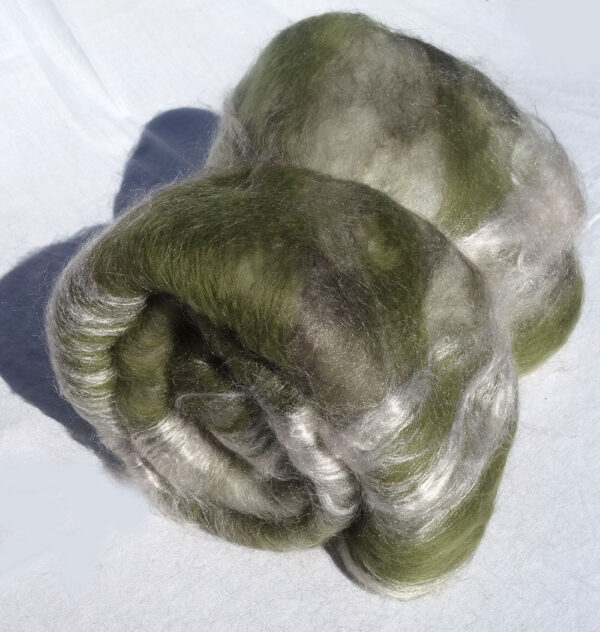 Nappe cardée mérinos, mohair, soie 2309