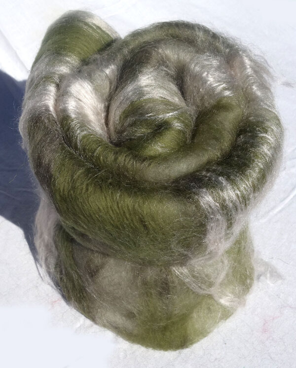 Nappe cardée mérinos, mohair, soie 2309