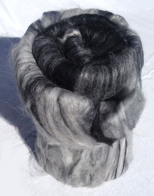 Nappe cardée mérinos, alpaga, angora coton, soie 2312